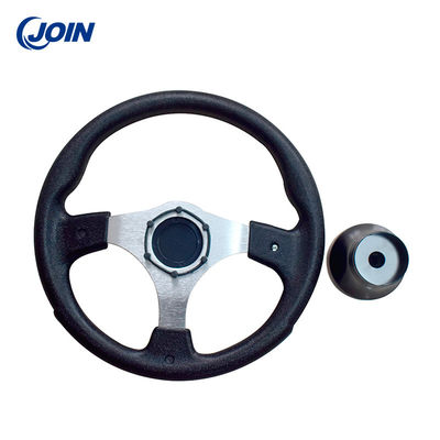 Volant détachable noir de PVC 12,5 pouces pour le boguet électrique de golf