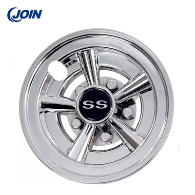 8&quot; des solides solubles jouent au golf des roues et des chapeaux de hub de pneus Chrome avec des erreurs électrique de chariot