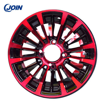 Couverture de pneu de roue de chariot de golf d'ODM 215/35-12 avec couleur rouge/noire