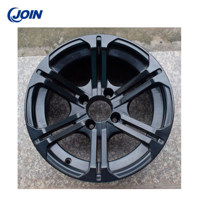 Roues noires de chariot de golf sans pneus roues en aluminium de 14 pouces