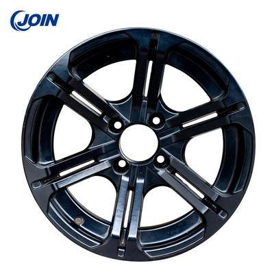 Roues noires de chariot de golf sans pneus roues en aluminium de 14 pouces