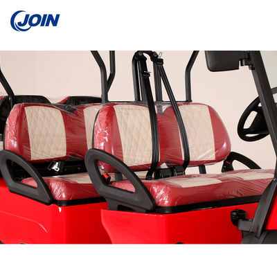 Le chariot de golf fait sur commande de pastille Seat imperméabilisent le chariot de 2 Seater noir et blanc