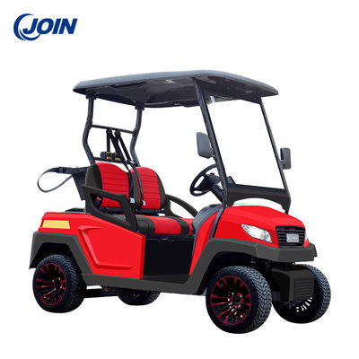 Cuir fait sur commande de chariot de golf de Seater du boguet 4 de golf avec des coussins