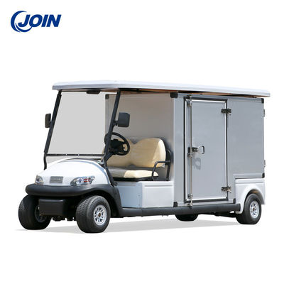 La cargaison adaptée aux besoins du client de chariot de golf enferme dans une boîte la porte coulissante en aluminium de trois panneaux pour les chariots de service