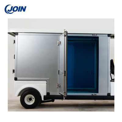 La cargaison adaptée aux besoins du client de chariot de golf enferme dans une boîte la porte coulissante en aluminium de trois panneaux pour les chariots de service
