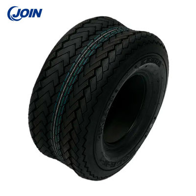 Pneus et roues de chariot de golf du noir 18*8.5-8 faits de matériel en caoutchouc durable